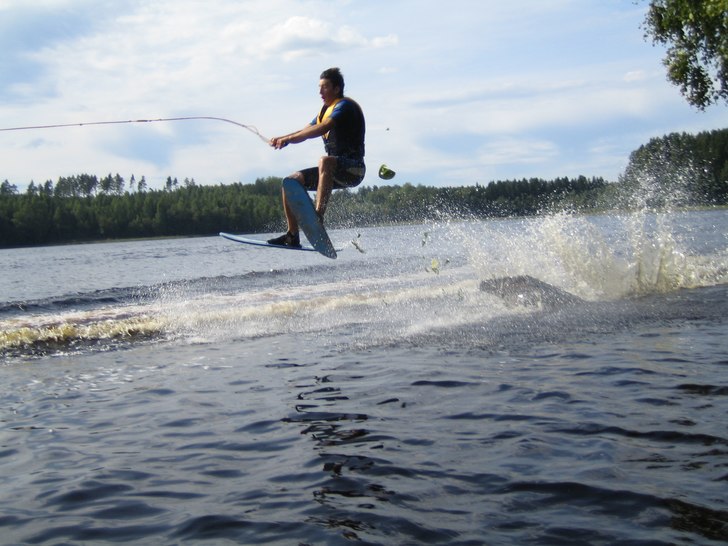 Jeppe i det sköna hoppet :D. Photo: Viktor Frisk. Rider: Jesper Westlin.