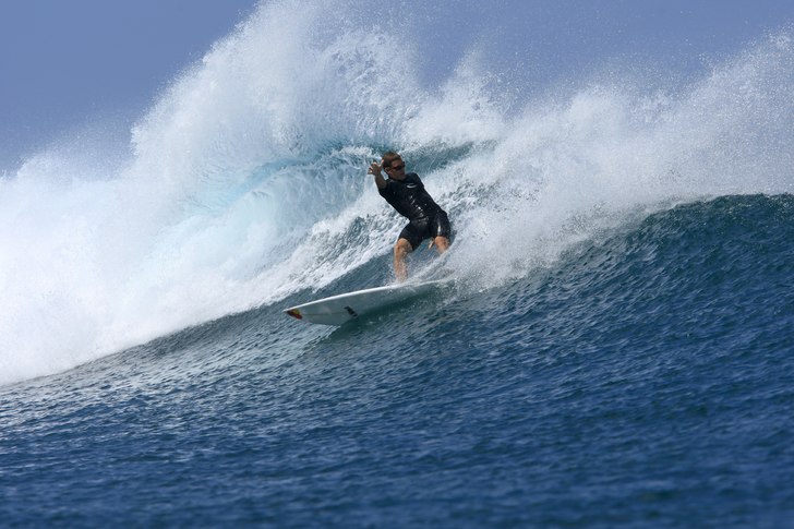 Cutback
Bräda/Tom Curren/BlackBeauty 6´4--18´3. Photo: Reilly Cooney. Rider: Tobias Wattman Lundstig.