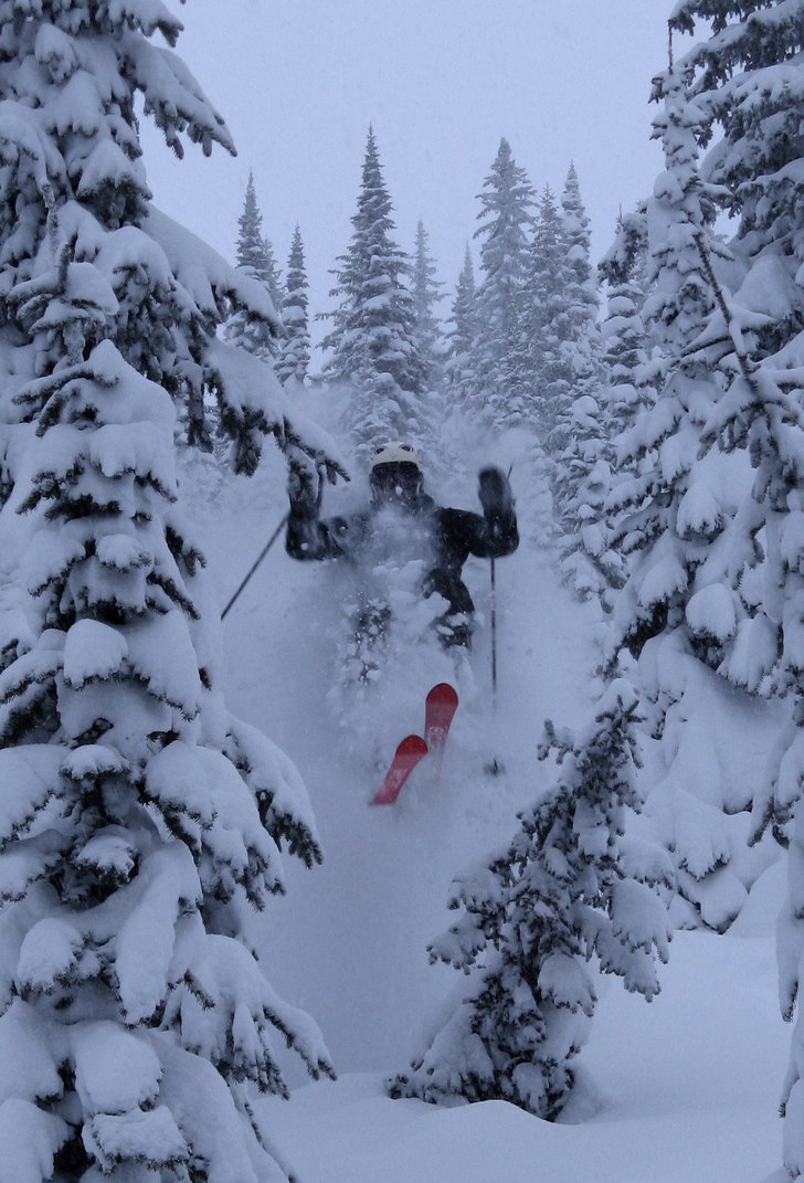 Drömmen om Kanada. Blev sann. Earn your turns, j�. Photo: Olle Sjölin. Rider: Magnus Johnson.
