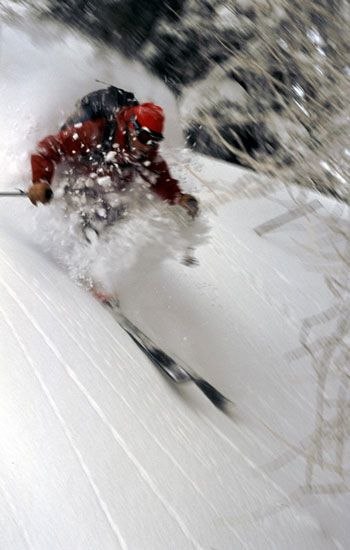 An epic day in Bruson. Photo: Yves Garneau. Rider: Toller Anderton.