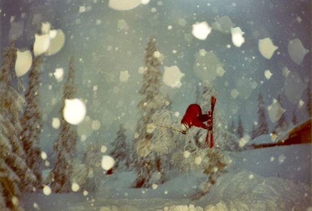 Mycket snö i Norge. Photo: Hans-Erik Jansson. Rider: Christian Jansson.
