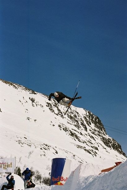 Red Bull Big Air 2001 . Photo: Peter Boman. Rider: Jan Aikio.