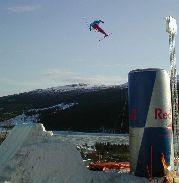 Highest Air, RedBullBigAir2002. Photo: Emil Håkansson. Rider: Jan Olov Aikio.