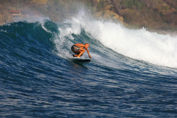 carving the face. Photo: Local. Rider: Daniel Harila.