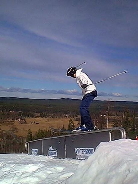 Royalslopestyle parken i kungsberget. Photo: Oskar. Rider: Olof.