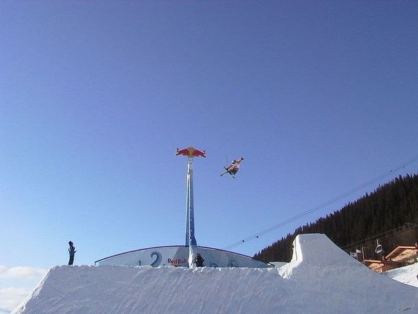 Red Bull Big Air 2003. Photo: Bosse Liljefors. Rider: Niklas Karlström??.