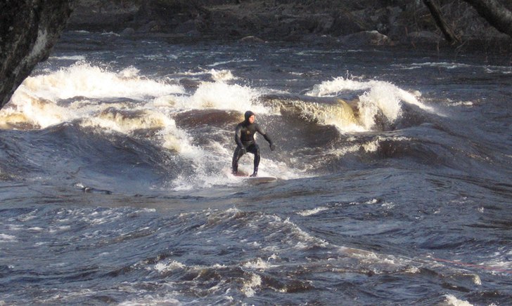 Stående våg.. Rider: Eric.