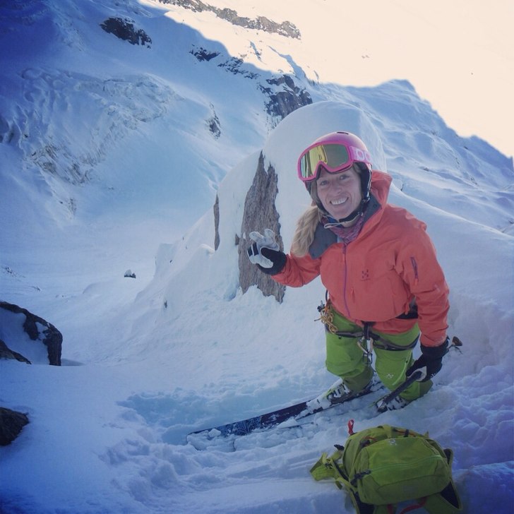 Punta Vittoria. Photo: Johanna Stålnacke. Rider: Stéphanie Churlet.