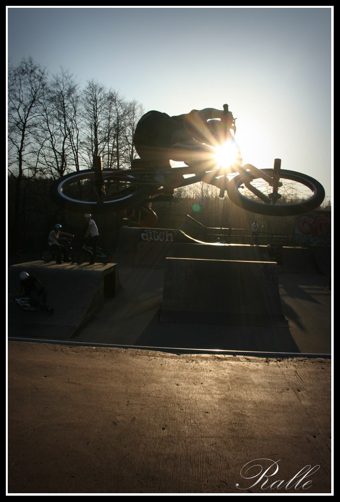 ja drar en air ... :D . Photo: jens nilsen. Rider:  ralle (jag).