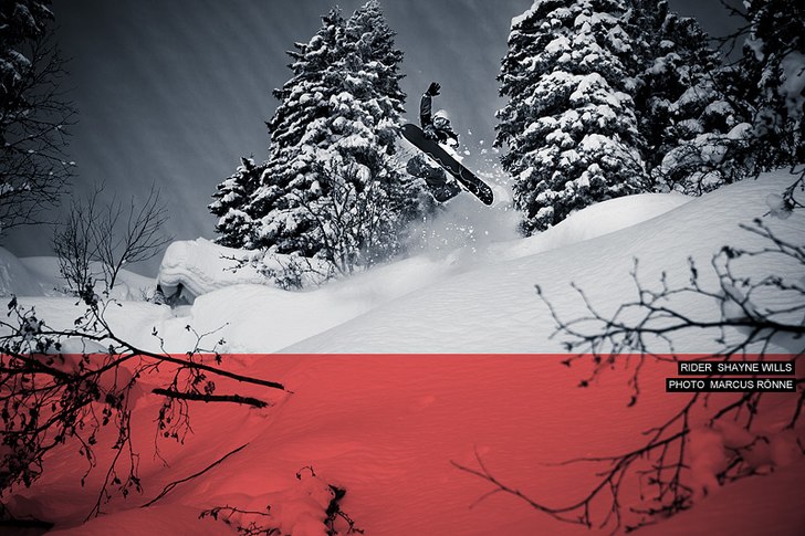 Puderdagar i Stuben!. Photo: Marcus Rönne. Rider: Shayne Wills.