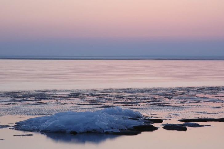Dagen efter islossningen.. Photo: Sven Grauman.