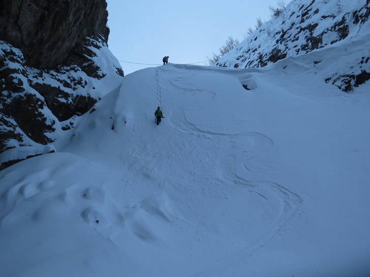 Approachen kan göras i oblåsigt borgeligt väder. Photo: tryggve tirén.