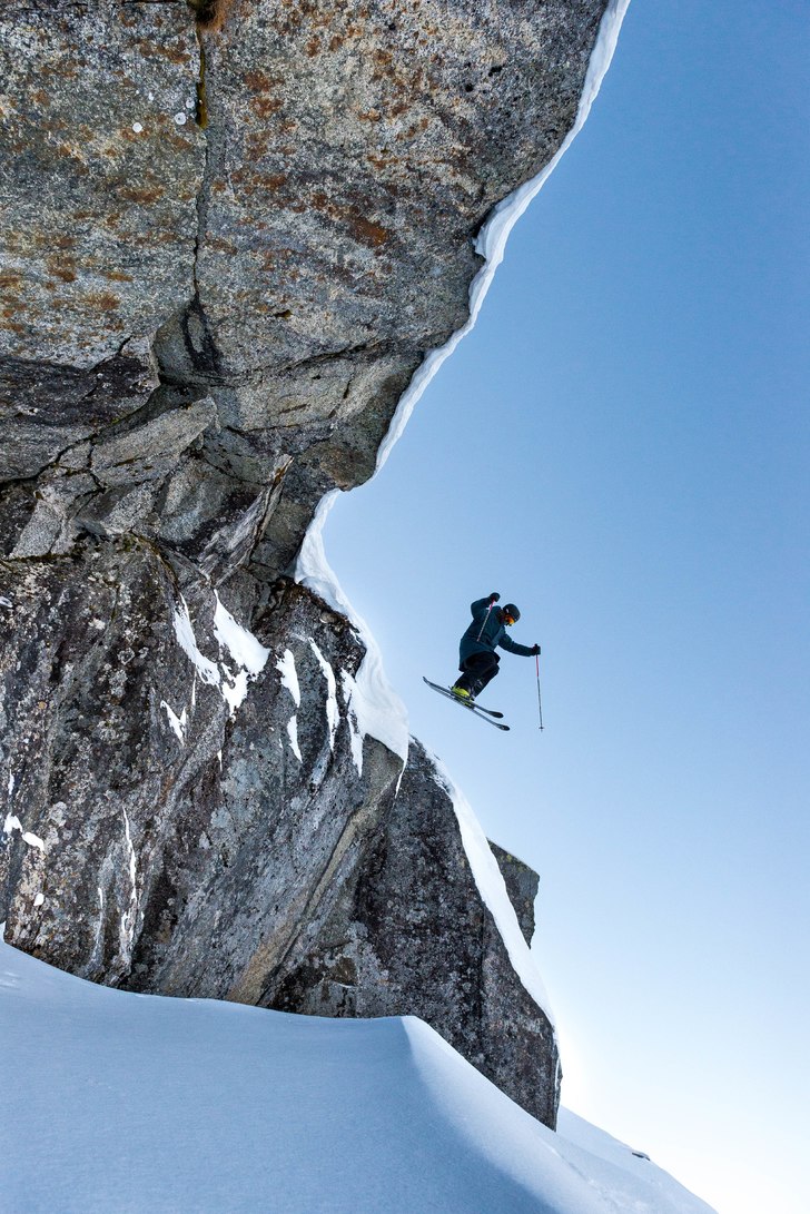 Ludvig Larsson droppar Gruvan i Uffes.. Photo: Axel Mossling.