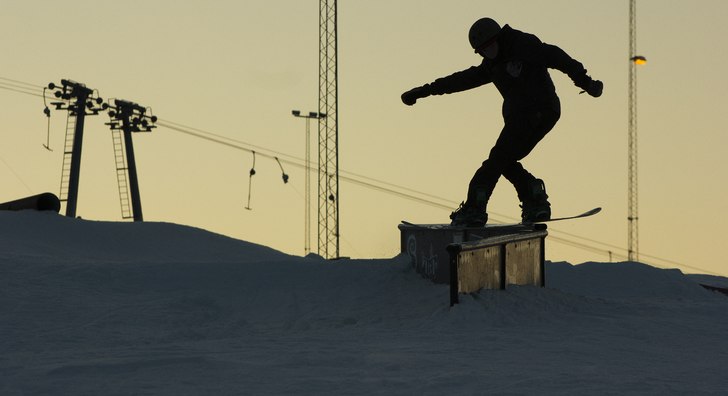 Fs blunt i kvällssolen. Photo: Jesper Sjögren. Rider: William Cramp.
