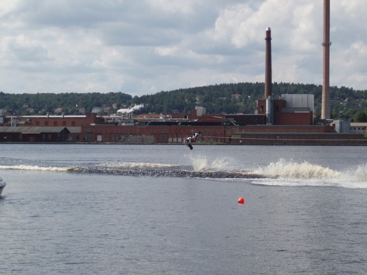 Wake sm i Rocksjön Jönköping. Photo: Robin Ljungqwist. Rider: okänd.