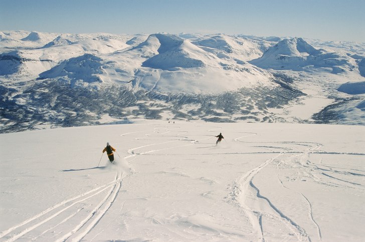 Högt upp på berget hittade vi en orörd, homogen. Photo: -. Rider: Michael Spendel.
