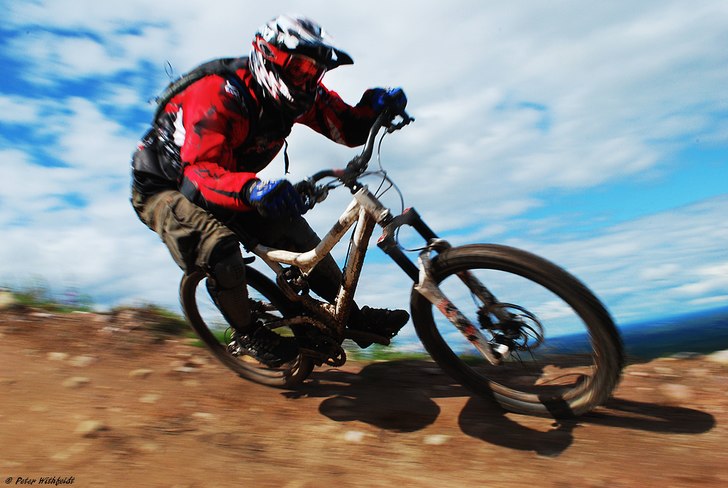 Tog bilden på min kompis Tobbe i en av Rodelbanan. Photo: Peter Withfeldt. Rider: Tobbe Aldén.