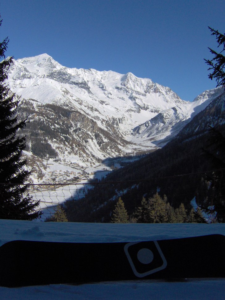 Baksida av Les Arcs från La plagne. Photo: Torbjörn Granberg.