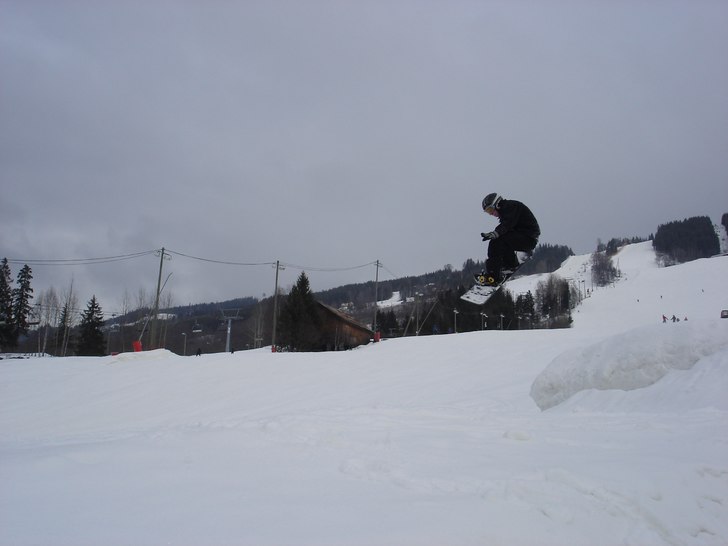 Tailgrab i hajfell förra året :D. Photo: Conny Martinsson (farsan). Rider: Felix Martinsson.