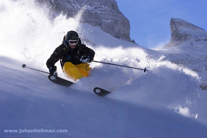 Martin firar nyår i Engelberg.. Photo: Johan Hellman. Rider: Martin Jonasson.