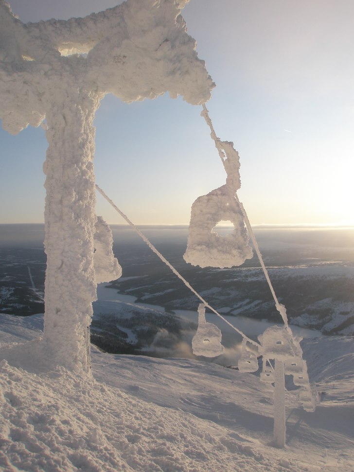 Ett av de första besöken på toppen för säsong. Photo: Hampus Persson.