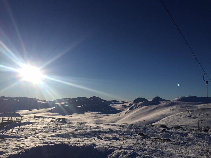 Fjellet 
Nydelige forhold i fjellet lite vind og -.