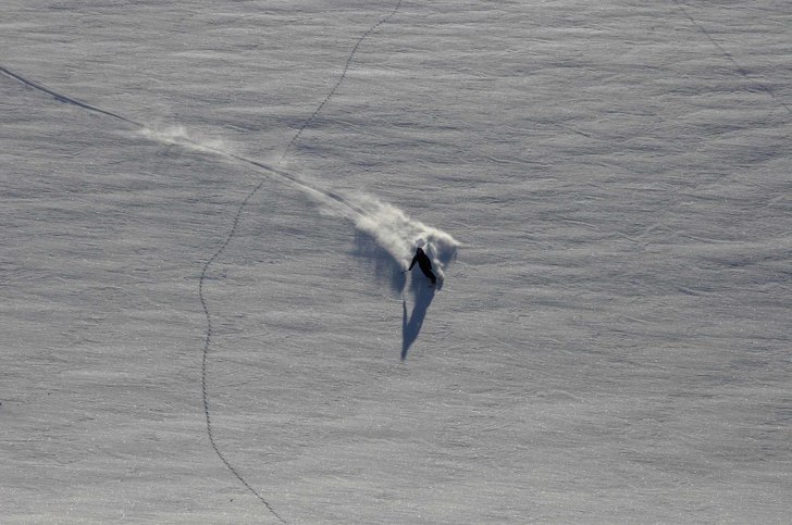 Var på en 10 dagars tur i Sarek med klassen Ski o. Photo: Christer T Harnesk. Rider: Andreas Nome.