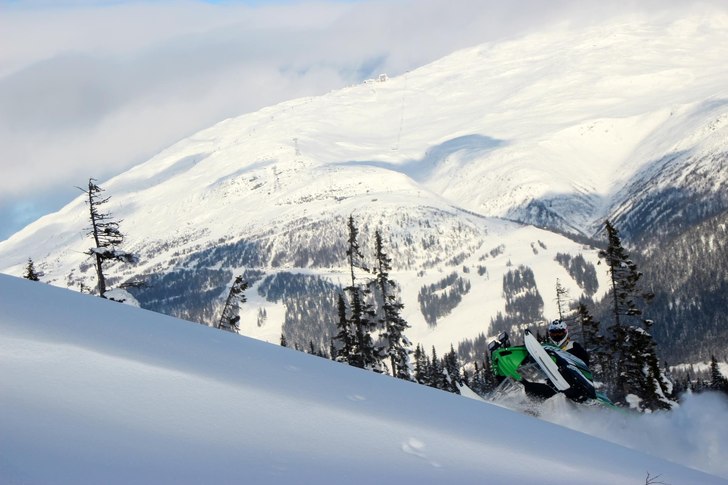 En fin dag upp e i renfjället i Åre Bakgrunden s. Photo: Patrick fjällstedt. Rider: Jonathan fjällstedt.