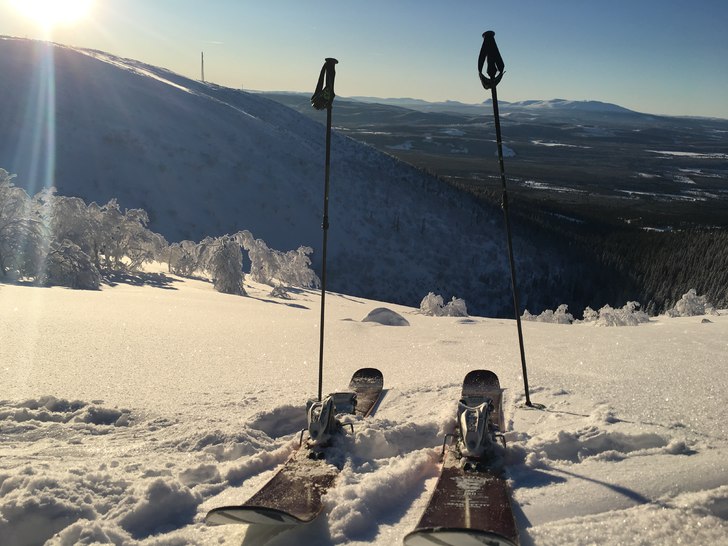 Lugnet före åket.
