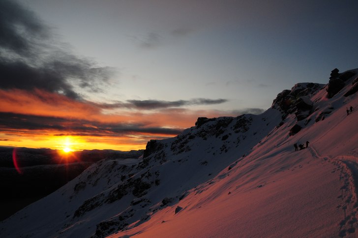"Bästa delen av turen, upplevelsen och natur. Photo: Erik "Lidas" Lidström. Rider: Ski og Skred.