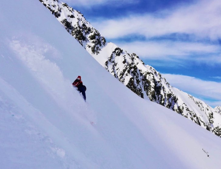 Guspis (brant variant med start från Rothorn). Rider: lamboren.