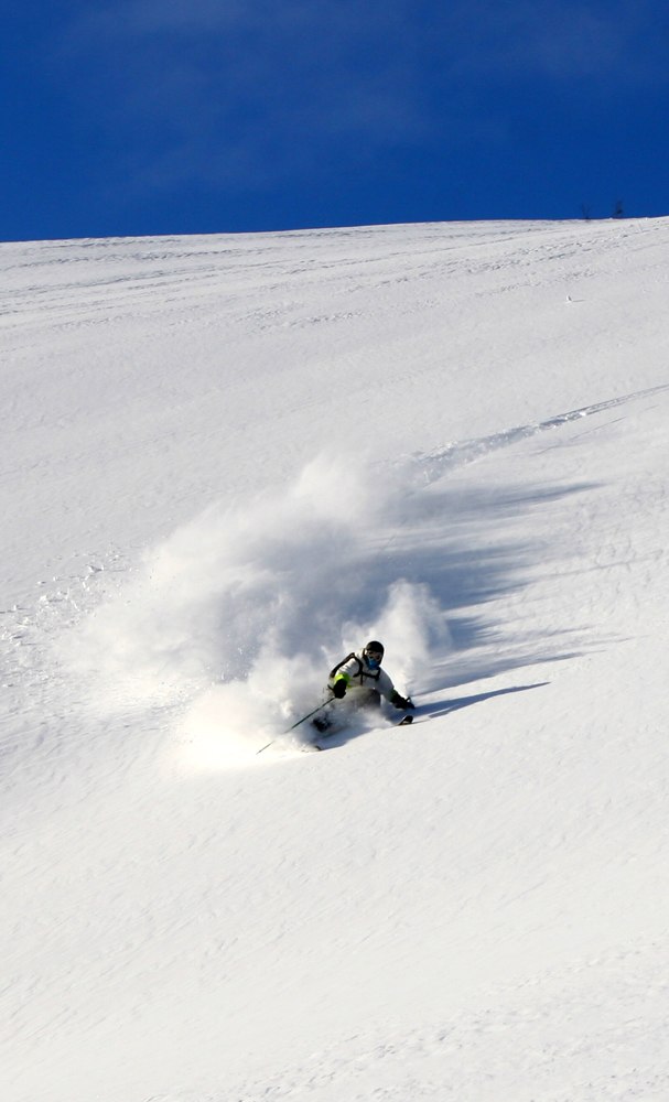 En dag på "skolebenken" ved Freeride me. Photo: Kurt Are Lona. Rider: Emil Strand Fallet.