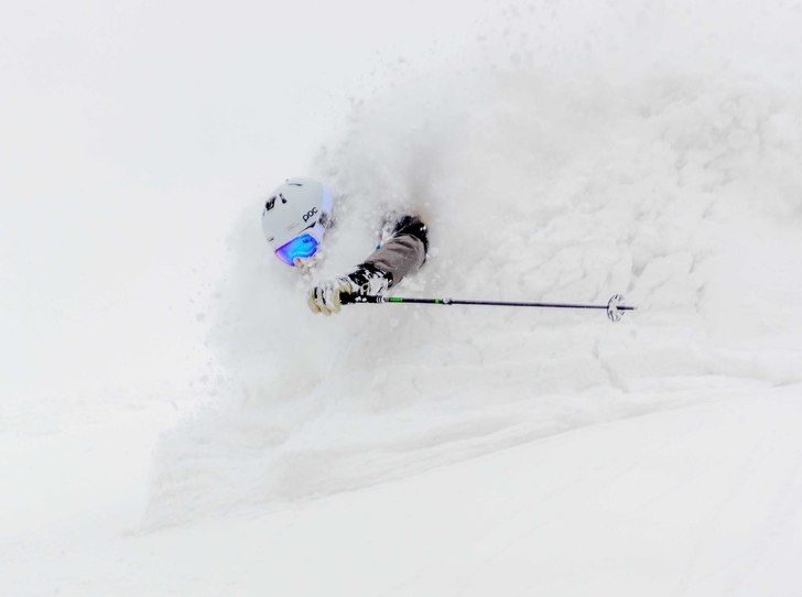 Deep in Niseko.