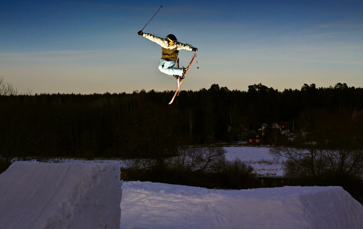 En skön kväll i UAC... Photo: Robin Andersson. Rider: Johan Olsson.