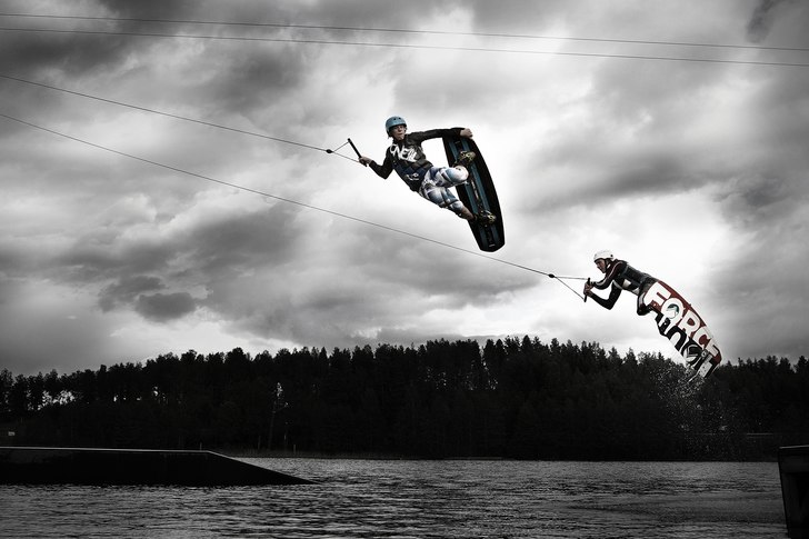 Photo: Peter Vahlfridsson. Rider: Nick Johnsson & Jeremia Hoppe.