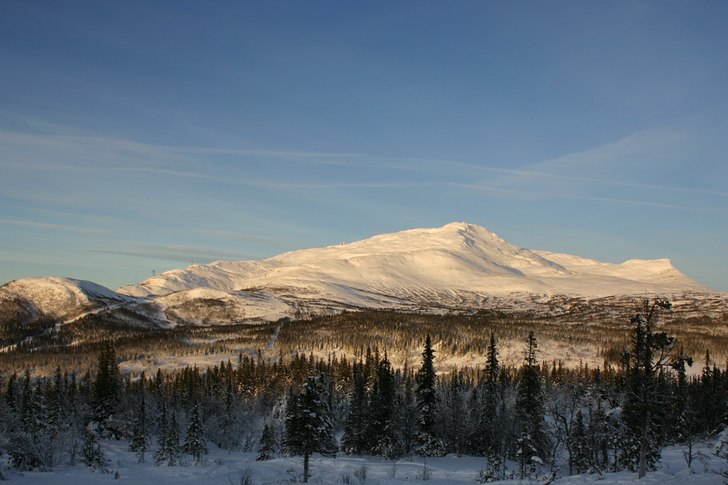 Tagen från Åre Björnen öven Åreskutan en tidi. Photo: Klas Emanuelson. Rider: Åreskutan.