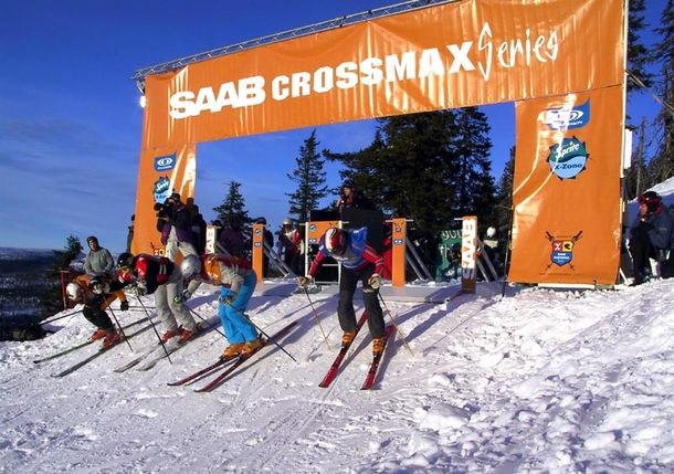 Saab Crossmax 2002 i Tandådalen. Photo: Johan Åkesson. Rider: okända.