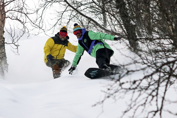 Bröderna Bergstedt från Osthang shreddar vänste. Photo: Petter Elfsberg.