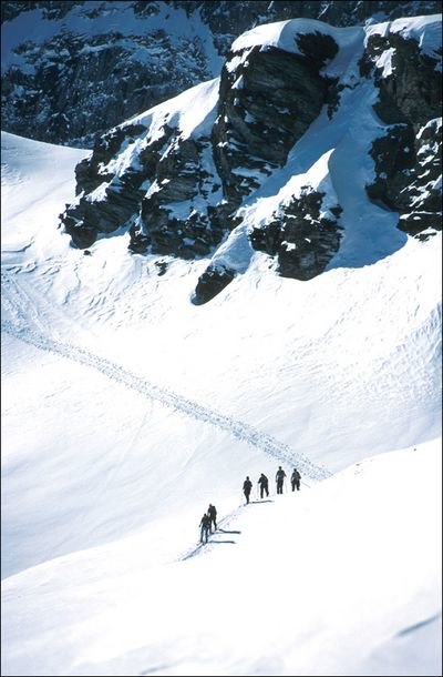 Topptur Gressoney, italien. Photo: David Elmfeldt.