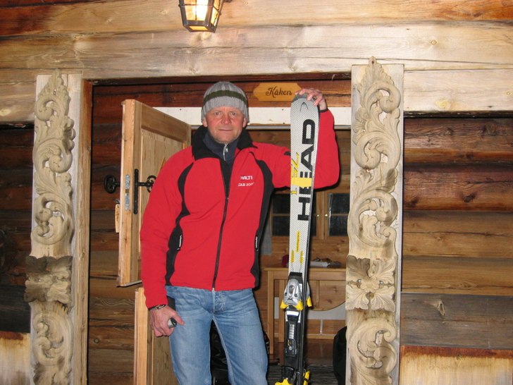 mitt hotell under World Cup i Kvitfjell. Rider: Tompa E.
