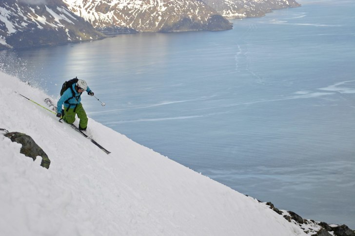 Vi var på tur med skiogskred klassen i nordnorge,. Photo: Christer Harnesk. Rider: Anders Lauten.