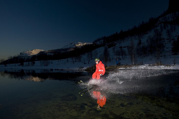 Sketchy inrun men Evil Emil har tungan rätt i mun. Photo: Ola Björnström. Rider: Evil Emil.