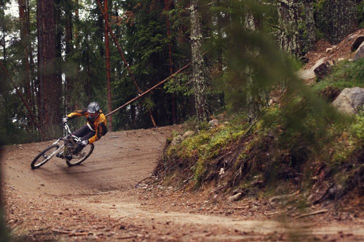 Järvsö Dh!. Photo: jonathan Birkemyr. Rider: Anton rung.