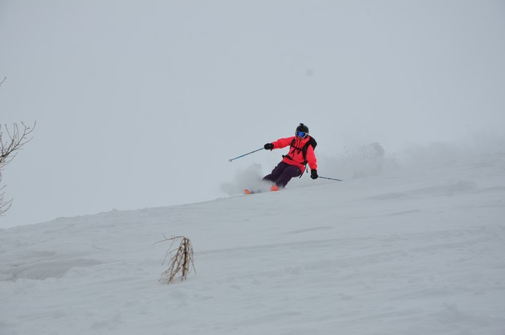 Ännu en härligt repa i Bormio, 2015. Photo: Mats Vestn. Rider: Felicia Vestin.