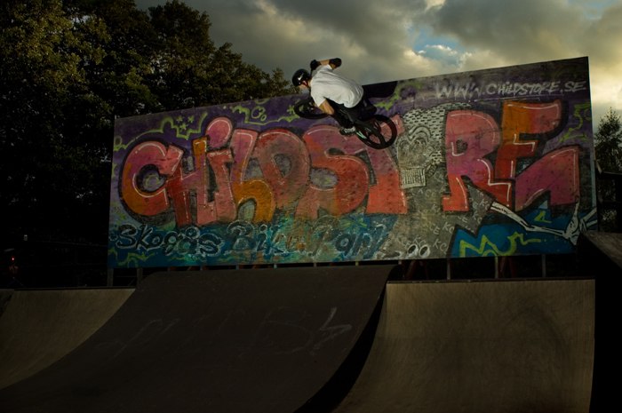detta vart den enda bra bilden från åkningen i s. Photo: Mats Kahlström. Rider: Jens Kahlström.