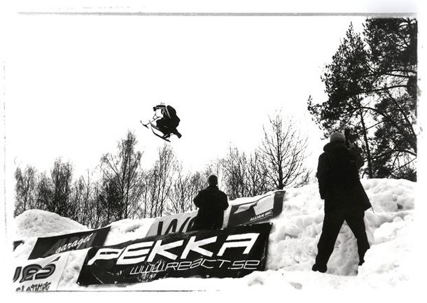 Pekka gör en 360.. Rider: Pekka.