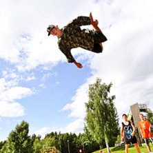 Chillar trampolinen i orsa p&aring; snowcamp!
Corkar m. Photo: Dino Vulic. Rider: Jesper &amp;quot;jeppenator&amp;quot; Nor&eacute;n (MIG ALLTS&Aring;!).