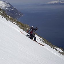 V&aring;rskid&aring;kning i Nordnorge &auml;r av v&auml;rldsklass. M. Photo: Christer T Harnesk. Rider: Kristian L&ouml;we.