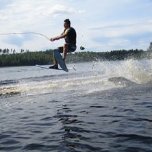Jeppe i det sk&ouml;na hoppet :D. Photo: Viktor Frisk. Rider: Jesper Westlin.