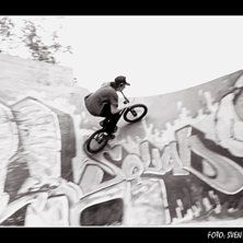 curved wallride. Photo: Sven Wir&eacute;n. Rider: Morgan Larsson.